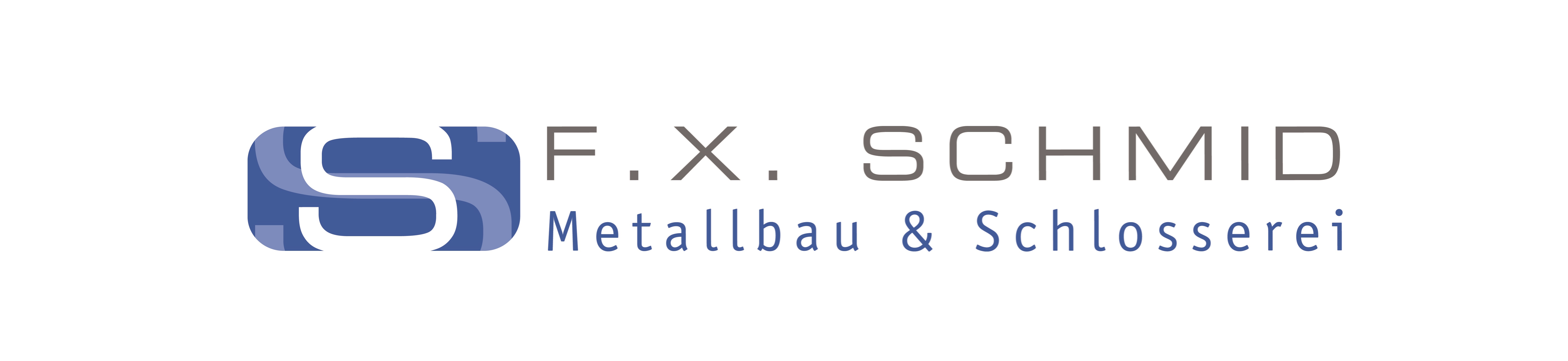 Logo von Unternehmen F.X. Schmid Metallbau und Schlosserei
