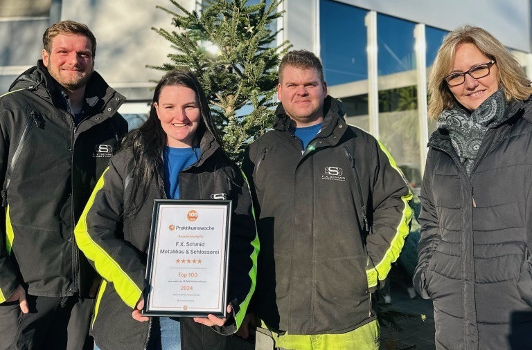 FX Metallbau mit Urkunde