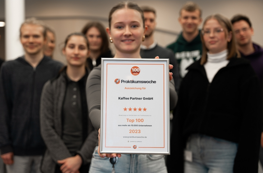 Top 100 Auszeichnung Kaffee Partner Foto